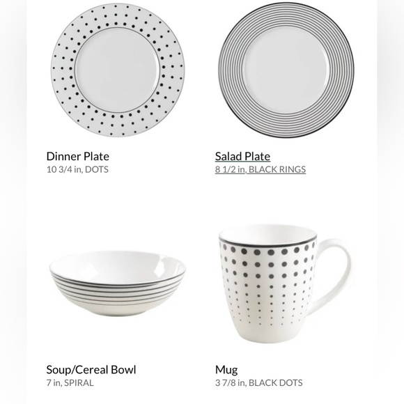 Mikasa CHEERS® 4 PIECE PLACE SETTING - Picture 2 of 7